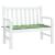 Pernă bancă de grădină model frunze, 120x50x3 cm, textil oxford GartenMobel Dekor