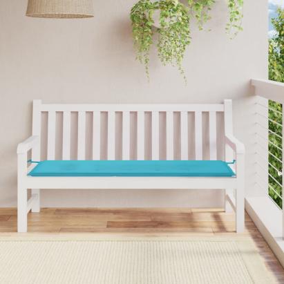Pernă de bancă de grădină, turcoaz, 150x50x3 cm, textil oxford GartenMobel Dekor
