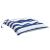 Perne de scaun, 4 buc., albastru&alb, 50x50x7 cm, textil oxford GartenMobel Dekor