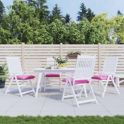 Perne de scaun, 4 buc., roz, 50x50x7 cm, textil oxford GartenMobel Dekor