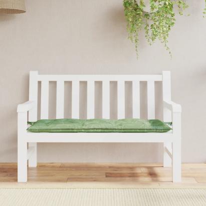 Pernă bancă de grădină, model frunze, 120x50x7 cm, textil GartenMobel Dekor