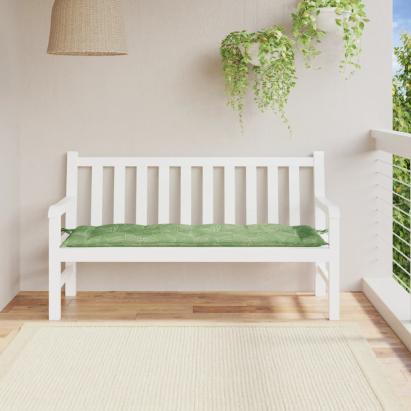 Pernă bancă de grădină model frunze, 150x50x7 cm, textil oxford GartenMobel Dekor