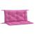 Perne bancă de grădină 2 buc. roz 100x50x7 cm textil GartenMobel Dekor