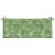Perne bancă de grădină 2 buc. model frunze 120x50x7 cm textil GartenMobel Dekor