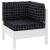 Perne pentru paleți, 3 buc, negru, model carouri, textil oxford GartenMobel Dekor