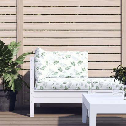 Perne pentru paleți, 3 buc., model de frunze, țesătură oxford GartenMobel Dekor