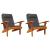 Perne scaun Adirondack, 2 buc, antracit, țesătură Oxford GartenMobel Dekor
