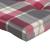 Perne scaun de terasă, 2 buc, roșu, carouri, textil Oxford GartenMobel Dekor