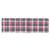 Perne scaun de terasă, 2 buc, roșu, carouri, textil Oxford GartenMobel Dekor