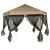 Foișor pop-up hexagonal pereți laterali 3,6x3,1 m taupe 220g/m² GartenMobel Dekor