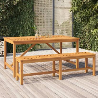 Masă de grădină, 150x90x74 cm, lemn masiv de acacia GartenMobel Dekor