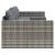 Set mobilier de grădină cu perne, 2 piese, gri, poliratan GartenMobel Dekor