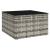 Set mobilier de grădină cu perne, 2 piese, gri, poliratan GartenMobel Dekor