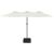 Umbrelă de soare cu două capete, alb nisipiu, 449x245 cm GartenMobel Dekor