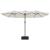 Umbrelă de soare cu două capete, alb nisipiu, 449x245 cm GartenMobel Dekor