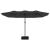 Umbrelă de soare cu două capete, antracit, 449x245 cm GartenMobel Dekor