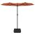 Umbrelă de soare cu două capete, cărămiziu, 316x240 cm GartenMobel Dekor