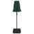 Umbrelă de soare cu două capete cu LED-uri, verde, 316x240 cm GartenMobel Dekor