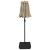 Umbrelă de soare cu două capete cu LED-uri gri taupe 316x240 cm GartenMobel Dekor