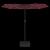 Umbrelă de soare două capete, cu LED-uri, roșu bordo 316x240 cm GartenMobel Dekor