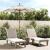 Umbrelă de soare de grădină stâlp din lemn nisipiu 196x231 cm GartenMobel Dekor