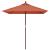 Umbrelă de grădină cu stâlp din lemn, cărămiziu, 198x198x231 cm GartenMobel Dekor