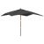 Umbrelă de grădină stâlp din lemn, antracit, 300x300x273 cm GartenMobel Dekor