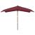 Umbrelă de grădină stâlp din lemn, roșu bordo, 300x300x273 cm GartenMobel Dekor