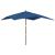 Umbrelă de grădină stâlp din lemn, albastru azur 300x300x273 cm GartenMobel Dekor