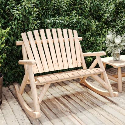 Bancă balansoar cu 2 locuri, 123x96x102 cm, lemn masiv molid GartenMobel Dekor
