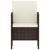 Set mobilier de grădină, 6 piese, cu perne, maro, poliratan GartenMobel Dekor