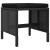 Set mobilier de grădină cu perne, 6 piese, negru, poliratan GartenMobel Dekor