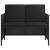 Set mobilier de grădină cu perne, 6 piese, negru, poliratan GartenMobel Dekor
