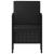 Set mobilier de grădină cu perne, 6 piese, negru, poliratan GartenMobel Dekor