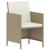 Set mobilier pentru grădină, 6 piese, cu perne, bej, poliratan GartenMobel Dekor