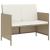 Set mobilier pentru grădină, 6 piese, cu perne, bej, poliratan GartenMobel Dekor