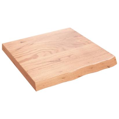 Raft de perete maro deschis 60x60x(2-6) cm lemn stejar tratat GartenMobel Dekor