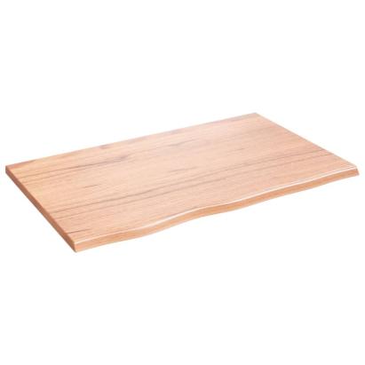 Poliță perete maro deschis 80x50x2 cm lemn masiv stejar tratat GartenMobel Dekor