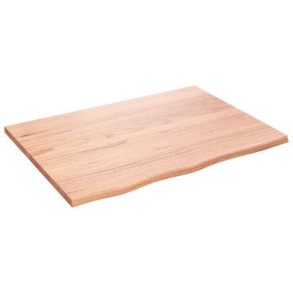 Poliță perete maro deschis 80x60x2 cm lemn masiv stejar tratat GartenMobel Dekor