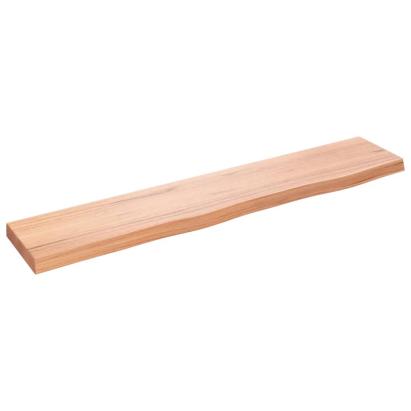 Poliță perete maro deschis 100x20x4 cm lemn masiv stejar tratat GartenMobel Dekor