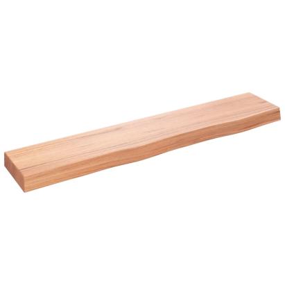 Poliță perete maro deschis 100x20x6 cm lemn masiv stejar tratat GartenMobel Dekor