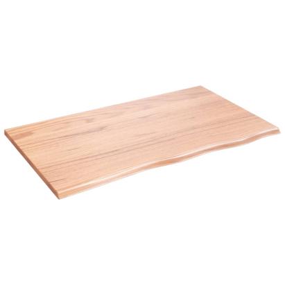 Poliță perete maro deschis 100x60x2 cm lemn masiv stejar tratat GartenMobel Dekor