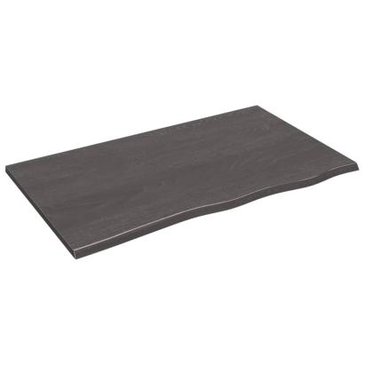 Raft de perete maro închis 100x60x2 cm lemn masiv stejar tratat GartenMobel Dekor