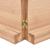 Blat masă, 200x60x(2-6) cm, maro, lemn tratat contur organic GartenMobel Dekor