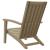 Scaun Adirondack de grădină, maro deschis, polipropilenă GartenMobel Dekor