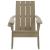 Scaun Adirondack, maro deschis, 75x88,5x89,5 cm, polipropilenă GartenMobel Dekor