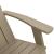 Scaun Adirondack, maro deschis, 75x88,5x89,5 cm, polipropilenă GartenMobel Dekor