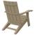 Scaun Adirondack, maro deschis, 75x88,5x89,5 cm, polipropilenă GartenMobel Dekor