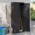 Dulap depozitare de exterior, negru, 65x37x165 cm, PP GartenMobel Dekor