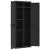 Dulap depozitare de exterior, negru, 65x37x165 cm, PP GartenMobel Dekor